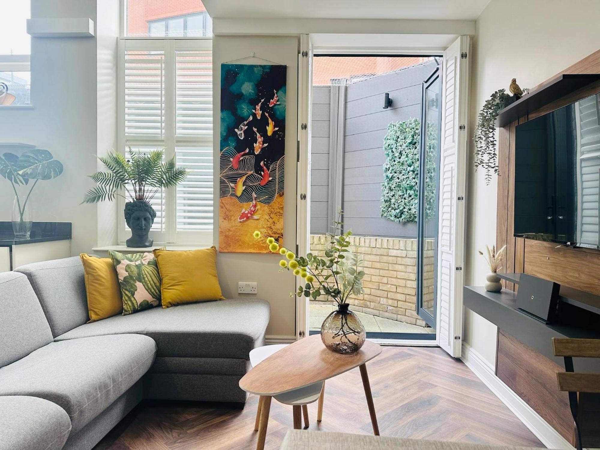 Stylish, Modern Apartment In Central London Eksteriør bilde